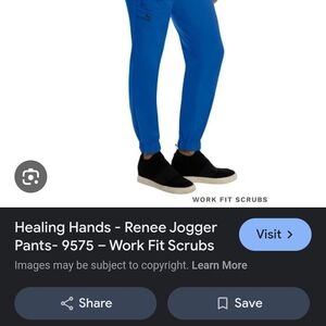 Healing Hands Royal Blue Jogger Scrubs